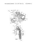 BICYCLE DERAILLEUR WITH CHAIN GUIDE LOCKING diagram and image