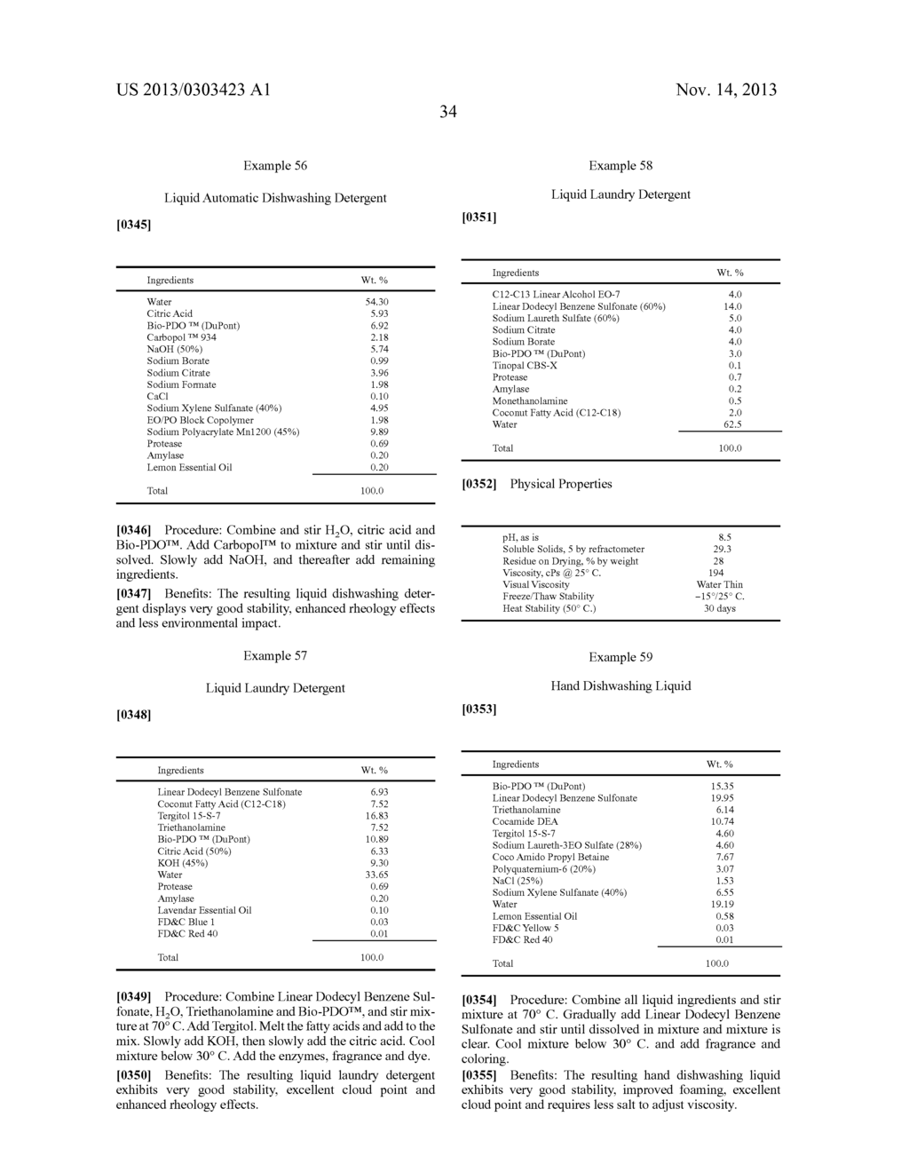 ENZYME STABILIZED DETERGENT COMPOSITIONS - diagram, schematic, and image 35