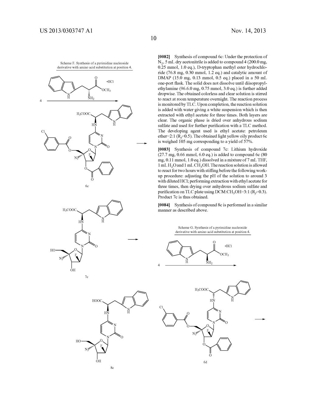 PYRIMIDINE NUCLEOSIDE DERIVATIVES, SYNTHESIS METHODS AND USES THEREOF FOR     PREPARING ANTI-TUMOR AND ANTI-VIRUS MEDICAMENTS - diagram, schematic, and image 11