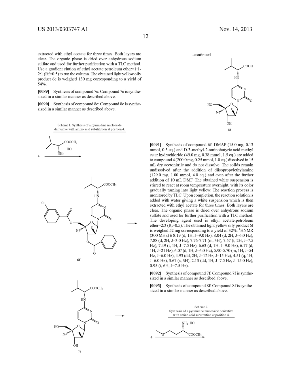 PYRIMIDINE NUCLEOSIDE DERIVATIVES, SYNTHESIS METHODS AND USES THEREOF FOR     PREPARING ANTI-TUMOR AND ANTI-VIRUS MEDICAMENTS - diagram, schematic, and image 13