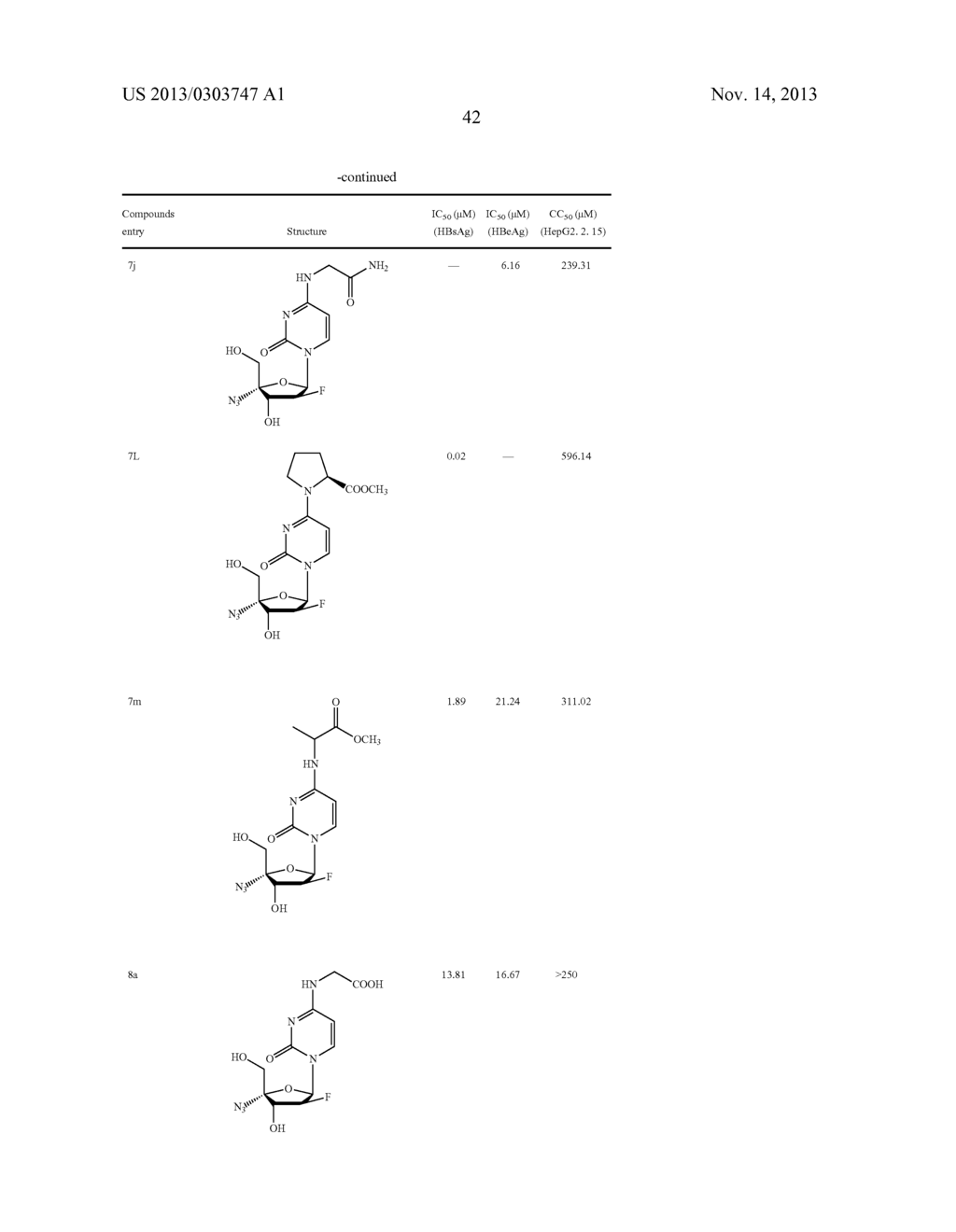 PYRIMIDINE NUCLEOSIDE DERIVATIVES, SYNTHESIS METHODS AND USES THEREOF FOR     PREPARING ANTI-TUMOR AND ANTI-VIRUS MEDICAMENTS - diagram, schematic, and image 43