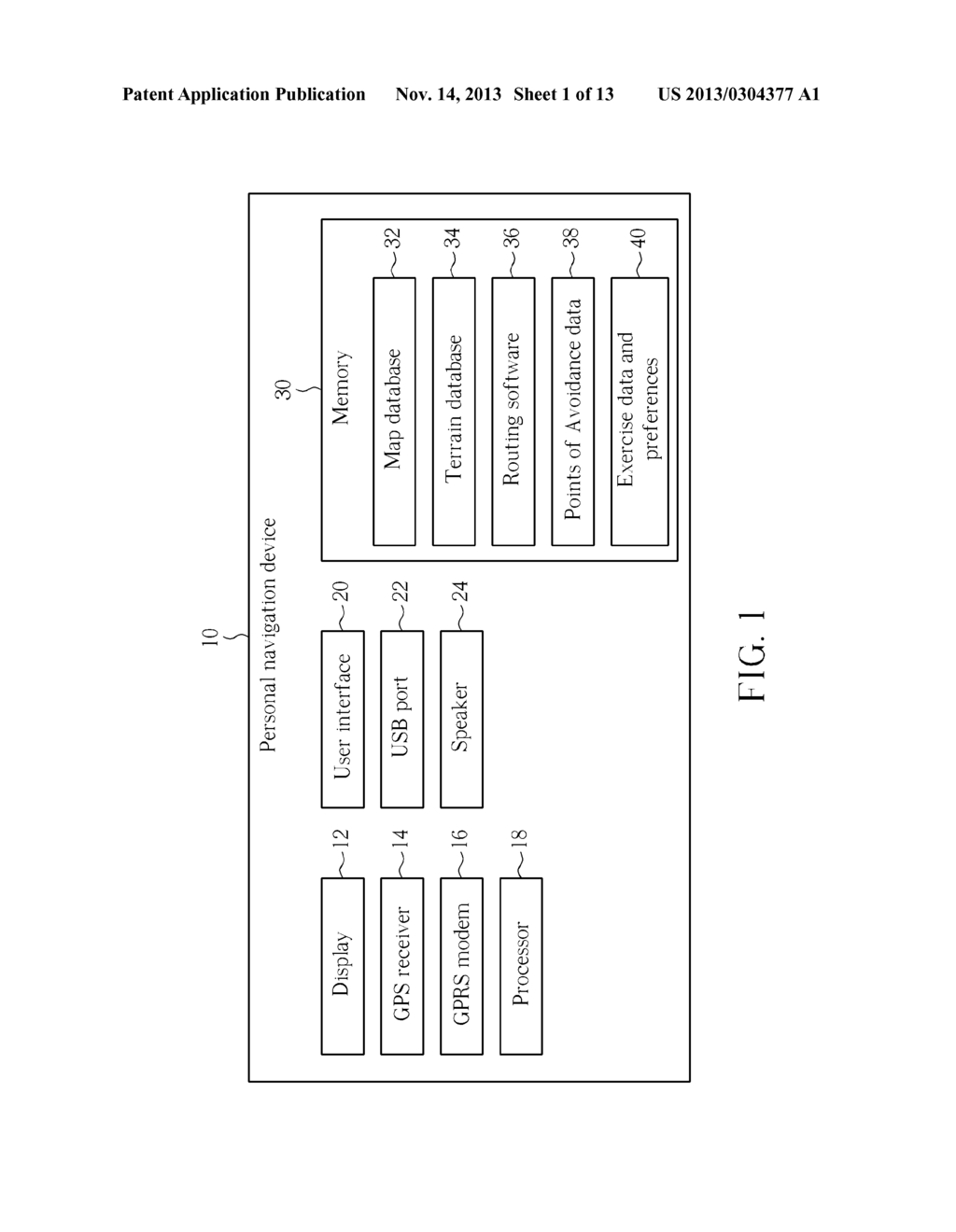 Method of creating varied exercise routes for a user - diagram, schematic, and image 02