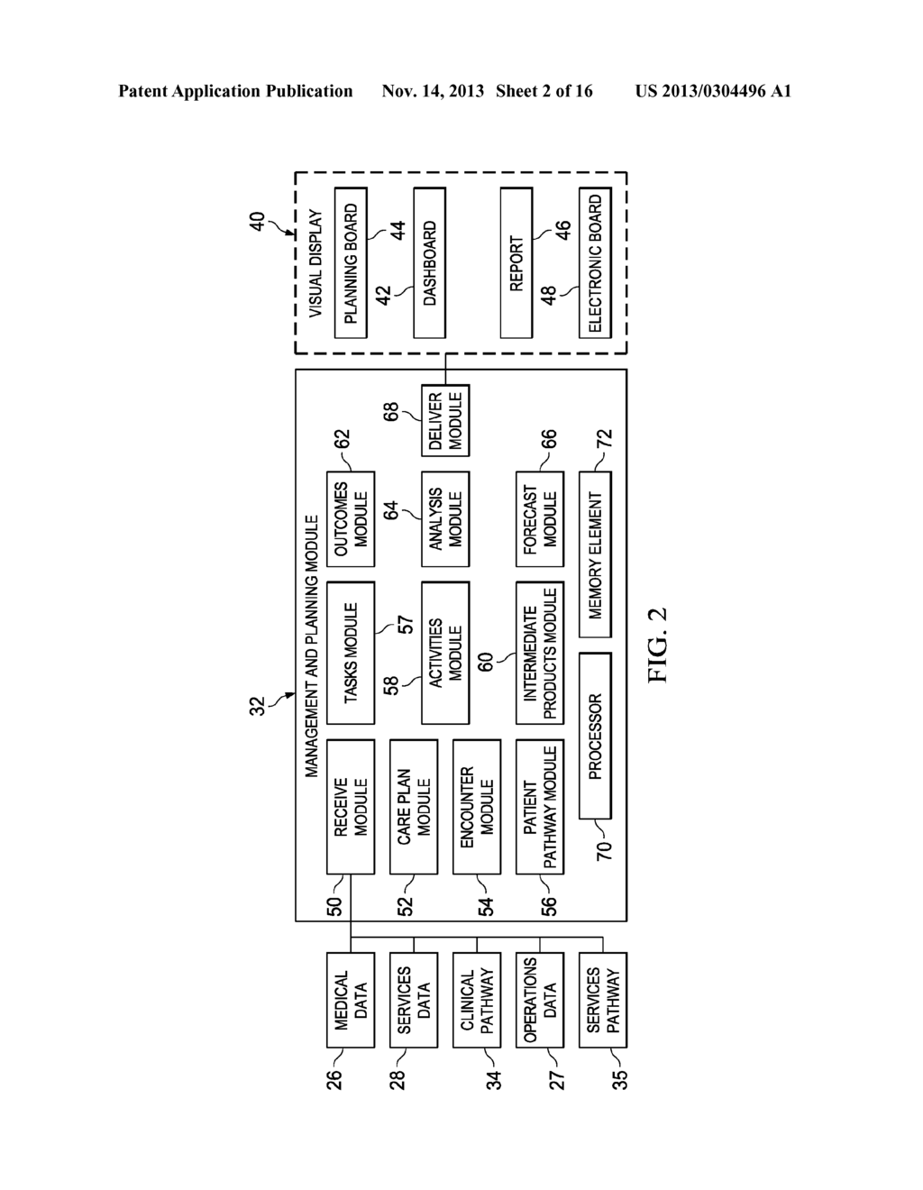 SYSTEM AND METHOD FOR OPTIMIZING CLINICAL FLOW AND OPERATIONAL     EFFICIENCIES IN A  NETWORK ENVIRONMENT - diagram, schematic, and image 03