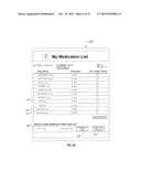 Interactive Patient Medication List diagram and image