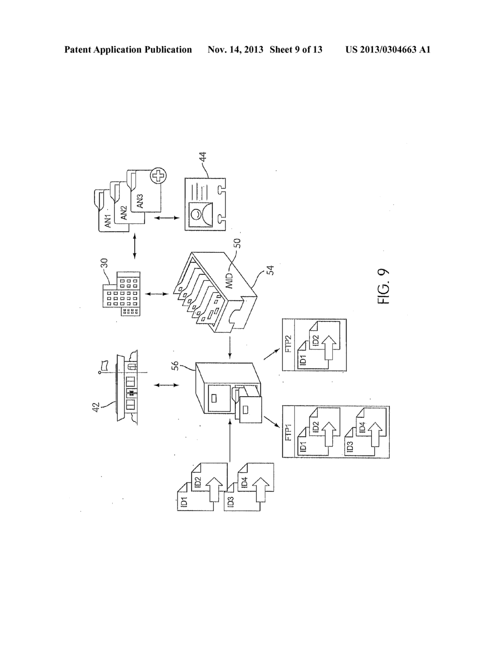 METHOD AND SYSTEM FOR DETECTING A MAILED ITEM - diagram, schematic, and image 10