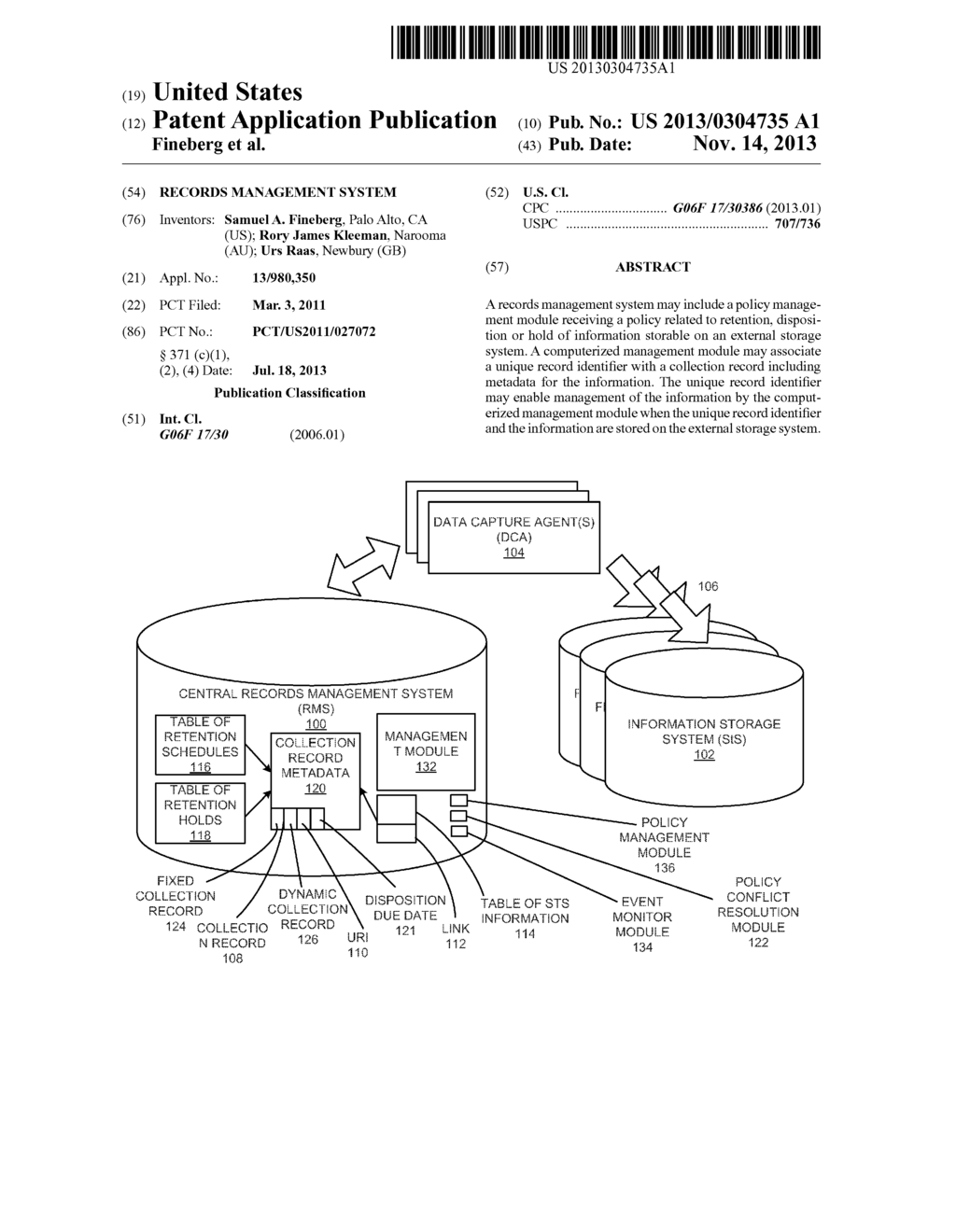 RECORDS MANAGEMENT SYSTEM - diagram, schematic, and image 01