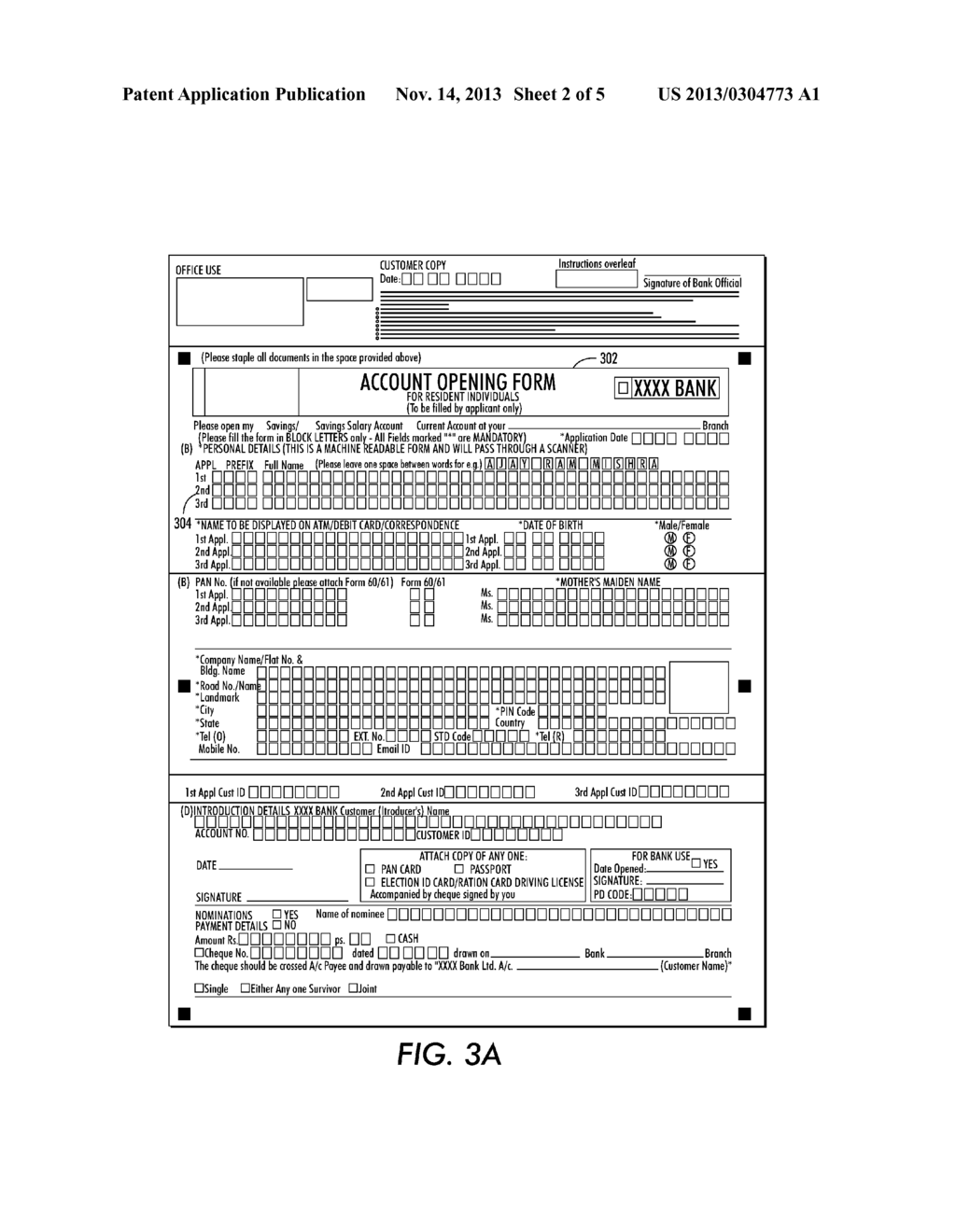 METHOD AND SYSTEM FOR OPTIMIZING THE HANDLING OF APPLICATION FORMS - diagram, schematic, and image 03