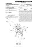 X-SHAPED UTILITY GARMENT diagram and image