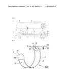 WRISTBAND, CONTINUOUS BODY OF WRISTBANDS, AND METHOD FOR WINDING WRISTBAND diagram and image