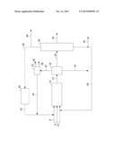 PROCESS FOR CONTROLLING THE SIMULTANEOUS PRODUCTION OF DIESEL AND JET FUEL     RANGE PARAFFINS BY BLENDING FEEDSTOCKS diagram and image