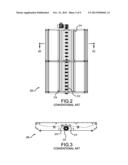 CONVEYOR HAVING BOTTOM OPENING FOR ACCOMMODATING A CONVEYOR SUPPORT     STRUCTURE AND METHOD OF USING SAME diagram and image