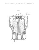 CAP ASSEMBLY HAVING STORAGE CHAMBER FOR SECONDARY MATERIAL WITH MOVABLE     WORKING MEMBER diagram and image