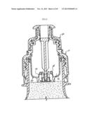 CAP ASSEMBLY HAVING STORAGE CHAMBER FOR SECONDARY MATERIAL WITH MOVABLE     WORKING MEMBER diagram and image