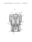 CAP ASSEMBLY HAVING STORAGE CHAMBER FOR SECONDARY MATERIAL WITH MOVABLE     WORKING MEMBER diagram and image