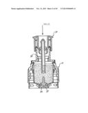 CAP ASSEMBLY HAVING STORAGE CHAMBER FOR SECONDARY MATERIAL WITH MOVABLE     WORKING MEMBER diagram and image