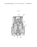 CAP ASSEMBLY HAVING STORAGE CHAMBER FOR SECONDARY MATERIAL WITH MOVABLE     WORKING MEMBER diagram and image