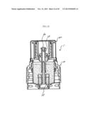 CAP ASSEMBLY HAVING STORAGE CHAMBER FOR SECONDARY MATERIAL WITH MOVABLE     WORKING MEMBER diagram and image