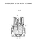 CAP ASSEMBLY HAVING STORAGE CHAMBER FOR SECONDARY MATERIAL WITH MOVABLE     WORKING MEMBER diagram and image