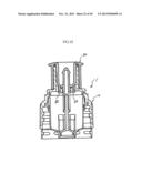 CAP ASSEMBLY HAVING STORAGE CHAMBER FOR SECONDARY MATERIAL WITH MOVABLE     WORKING MEMBER diagram and image