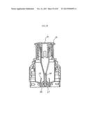 CAP ASSEMBLY HAVING STORAGE CHAMBER FOR SECONDARY MATERIAL WITH MOVABLE     WORKING MEMBER diagram and image