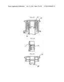 CAP ASSEMBLY HAVING STORAGE CHAMBER FOR SECONDARY MATERIAL WITH MOVABLE     WORKING MEMBER diagram and image