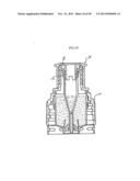 CAP ASSEMBLY HAVING STORAGE CHAMBER FOR SECONDARY MATERIAL WITH MOVABLE     WORKING MEMBER diagram and image