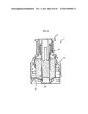 CAP ASSEMBLY HAVING STORAGE CHAMBER FOR SECONDARY MATERIAL WITH MOVABLE     WORKING MEMBER diagram and image