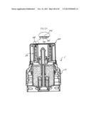 CAP ASSEMBLY HAVING STORAGE CHAMBER FOR SECONDARY MATERIAL WITH MOVABLE     WORKING MEMBER diagram and image