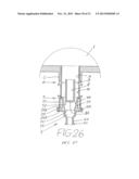 SPIKE-TYPE CONNECTOR FOR A MEDICAMENT RECONSTITUTION BAG, AND SAFETY     DEVICE FOR A BOTTLE CONTAINING A MEDICAMENT TO BE RECONSTITUTED diagram and image