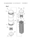 ADSORPTION/SEPARATION MEMBRANE MODULE, METHOD FOR PRODUCING     ADSORPTION/SEPARATION MEMBRANE MODULE, AND PARTITION MEMBER diagram and image