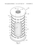 PLEATED FILTER MEDIA WITH CONTINUALLY VARYING INTERMEDIATE PLEAT HEIGHTS diagram and image