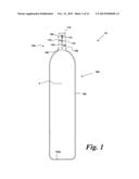 METHOD OF AND APPARATUS FOR MEASURING THE TRUE CONTENTS OF A CYLINDER OF     GAS UNDER PRESSURE diagram and image