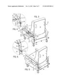 Chair with Foldable Armrest and Armrest Locking Mechanism diagram and image