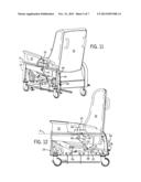 Chair with Foldable Armrest and Armrest Locking Mechanism diagram and image