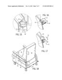 Chair with Foldable Armrest and Armrest Locking Mechanism diagram and image