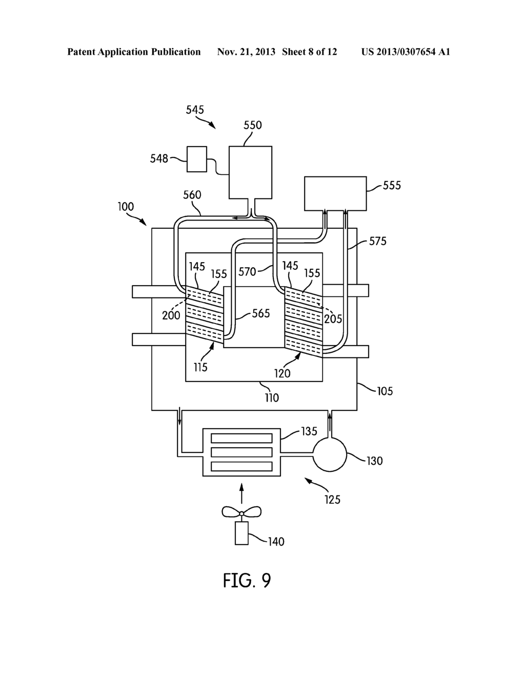 ELECTRICAL DEVICE WITH EMERGENCY COOLING SYSTEM - diagram, schematic, and image 09