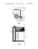 SINTERING AND LASER FUSION DEVICE, COMPRISING A MEANS FOR HEATING POWDER     BY INDUCTION diagram and image