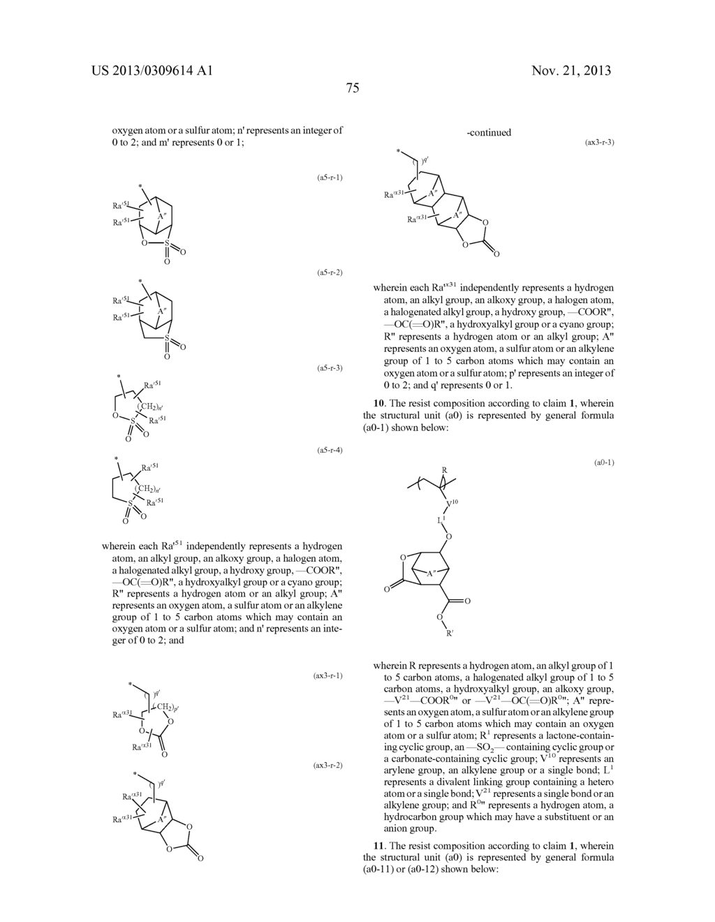RESIST COMPOSITION, METHOD OF FORMING RESIST PATTERN, POLYMERIC COMPOUND     AND COMPOUND - diagram, schematic, and image 76