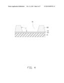 METHOD FOR MANUFACTURING LED CHIP WITH INCLINED SIDE SURFACE diagram and image