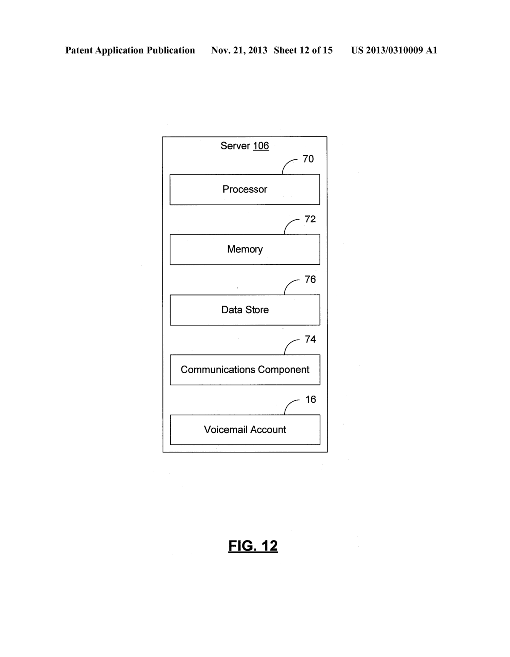 METHODS AND APPARATUS FOR PROVIDING MESSAGING USING VOICEMAIL - diagram, schematic, and image 13