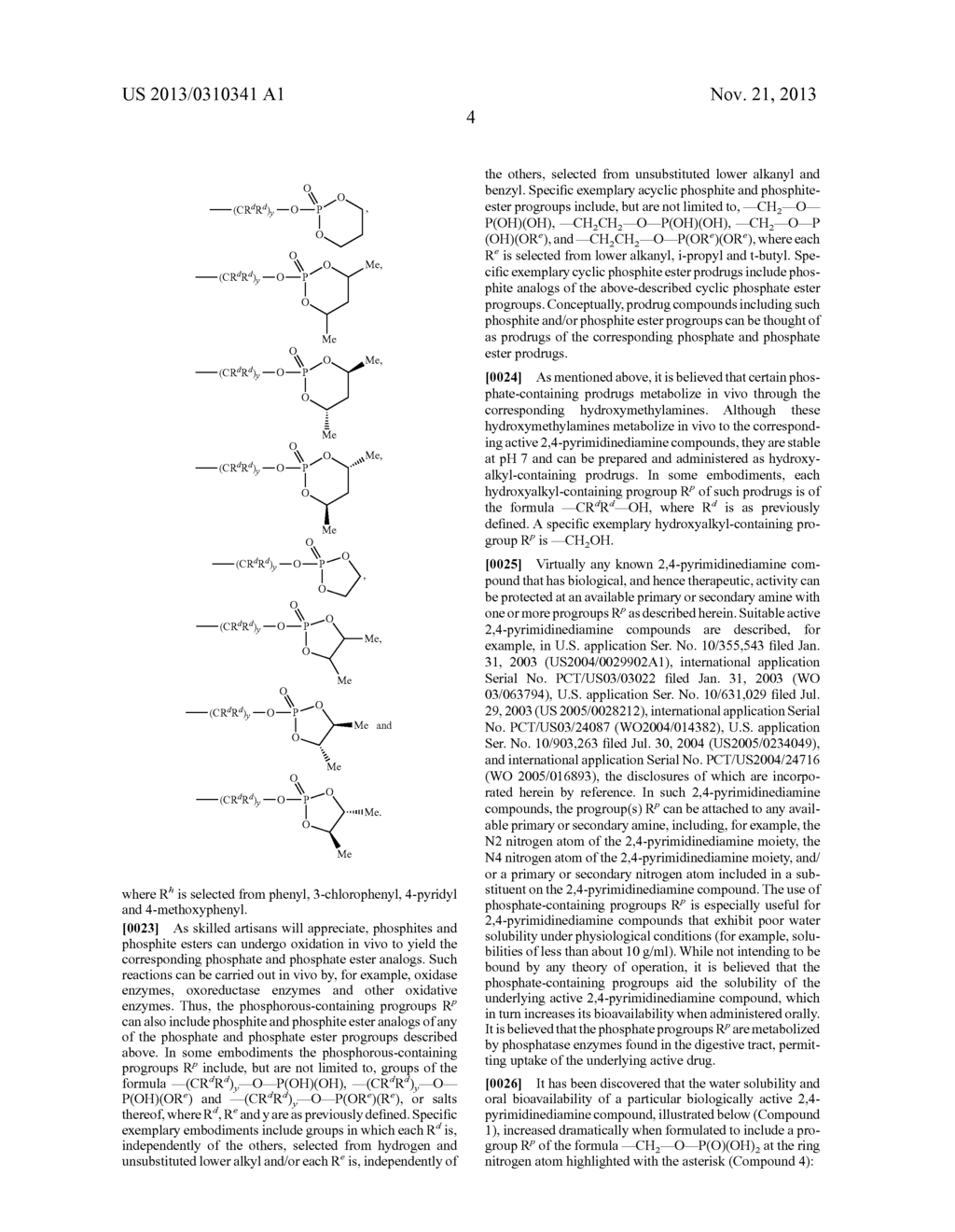 Prodrugs of 2,4-Pyrimidinediamine Compounds and Their Uses - diagram, schematic, and image 21