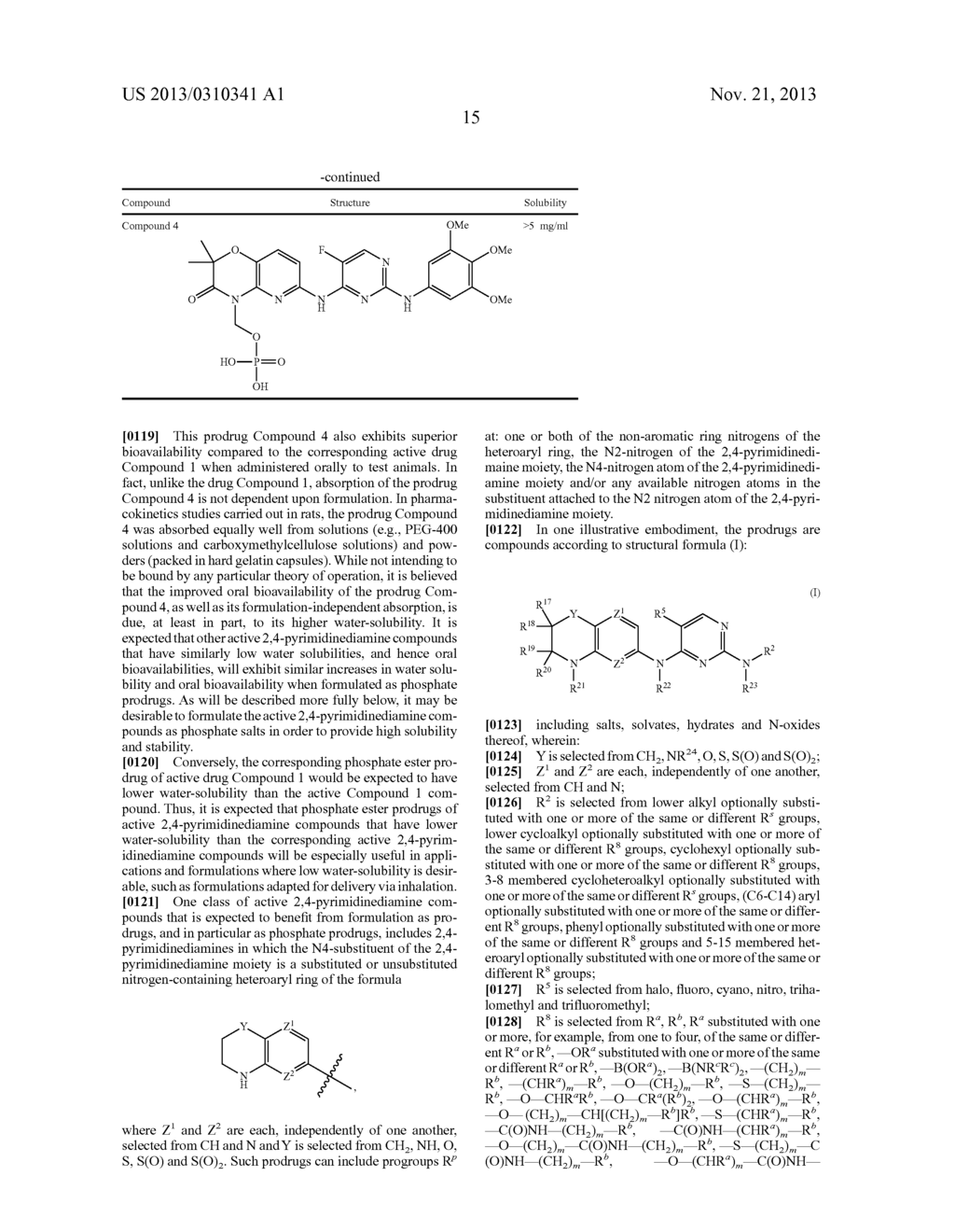 Prodrugs of 2,4-Pyrimidinediamine Compounds and Their Uses - diagram, schematic, and image 32