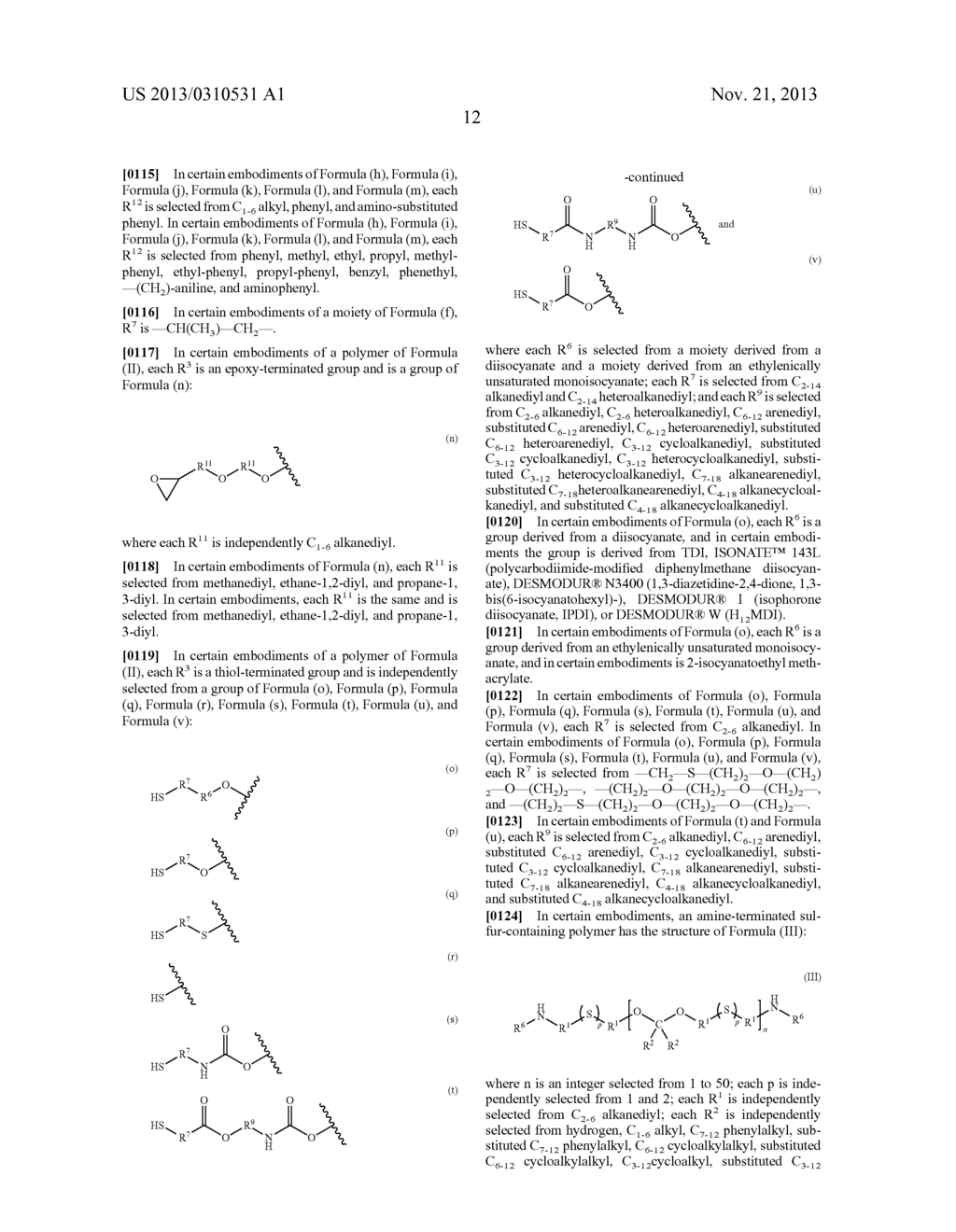 TERMINAL-MODIFIED DIFUNCTIONAL SULFUR-CONTAINING POLYMERS, COMPOSITIONS     THEREOF AND METHODS OF USE - diagram, schematic, and image 13