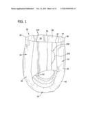 PERSONAL WEAR ABSORBENT ARTICLE WITH TAB diagram and image