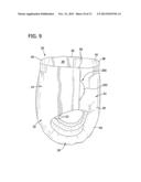 PERSONAL WEAR ABSORBENT ARTICLE WITH TAB diagram and image