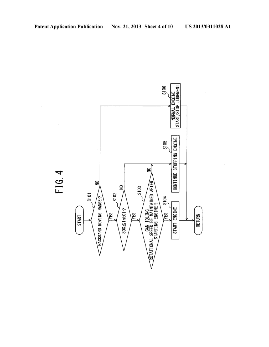 DRIVING SOURCE CONTROL DEVICE FOR HYBRID MOTOR VEHICLE AND DRIVING SOURCE     CONTROL METHOD FOR HYBRID MOTOR VEHICLE AND HYBRID MOTOR VEHICLE - diagram, schematic, and image 05