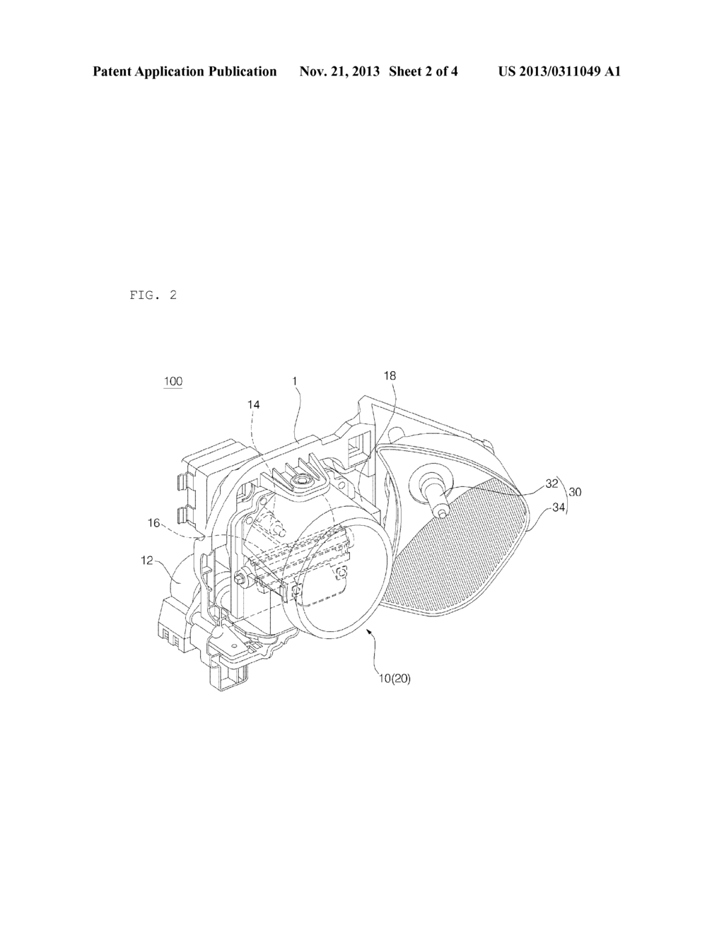 HEAD LAMP APPARATUS OF AUTOMOBILE AND METHOD OF CONTROLLING THE SAME - diagram, schematic, and image 03