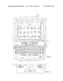 HANDHELD ELECTRONIC DEVICE AND METHOD EMPLOYING LOGICAL PROXIMITY OF     CHARACTERS IN SPELL CHECKING diagram and image