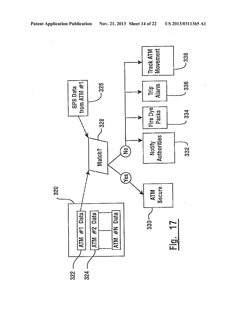 BANKING SYSTEM CONTROLLED RESPONSIVE TO DATA BEARING RECORDS AND USER     INPUT OF A PHONE RECIEVED SECURITY CODE - diagram, schematic, and image 16