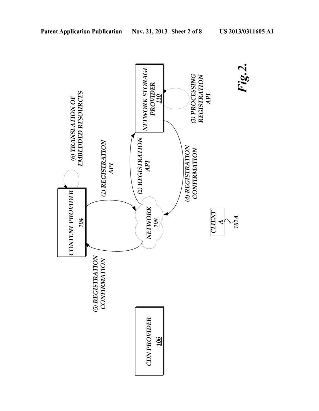 MANAGING CDN REGISTRATION BY A STORAGE PROVIDER - diagram, schematic, and image 03